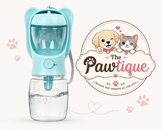 The Pawtique Portable Food & Water Dispenser